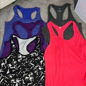 Athletic Tank Tops Bundle - Various Colors